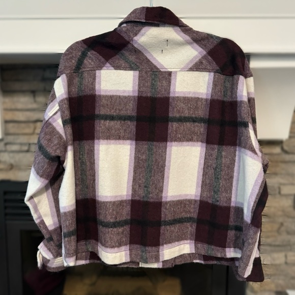 Zara Jacket, Size Medium burgundy/purple long sleeve - Picture 2 of 5